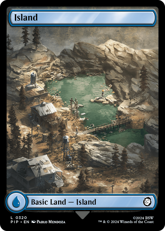 Island (PIP-320) - Fallout - Premium MTG Single from Wizards of the Coast - Just $0.08! Shop now at Game Crave Tournament Store