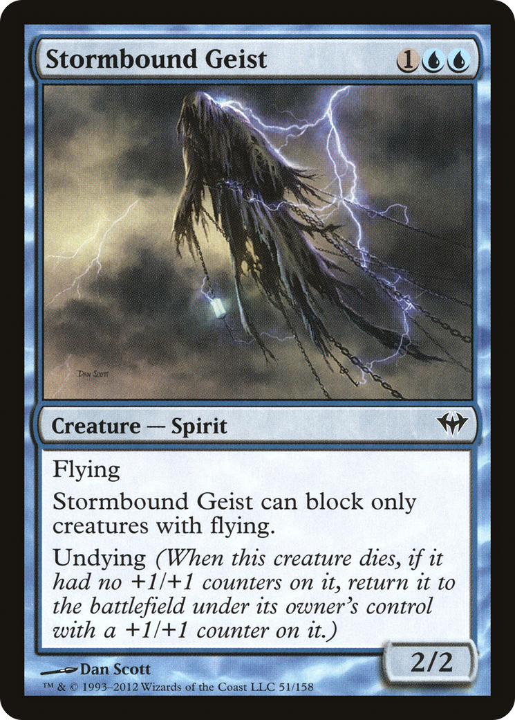 Stormbound Geist (DKA-051) - Dark Ascension - Premium MTG Single from Wizards of the Coast - Just $0.25! Shop now at Game Crave Tournament Store