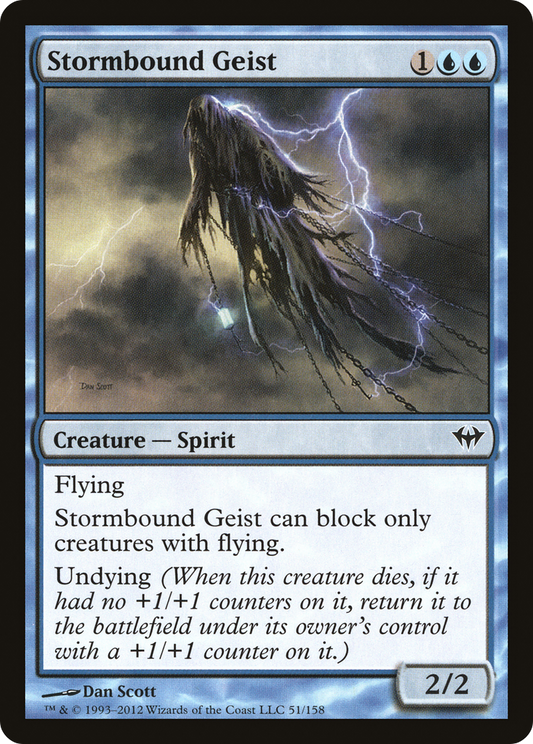 Stormbound Geist (DKA-051) - Dark Ascension - Premium MTG Single from Wizards of the Coast - Just $0.25! Shop now at Game Crave Tournament Store