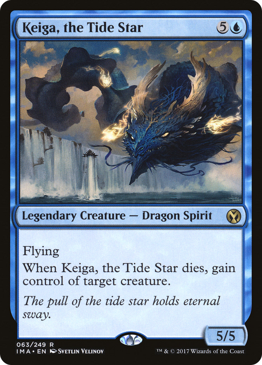 Keiga, the Tide Star (IMA-063) - Iconic Masters - Premium MTG Single from Wizards of the Coast - Just $1.82! Shop now at Game Crave Tournament Store