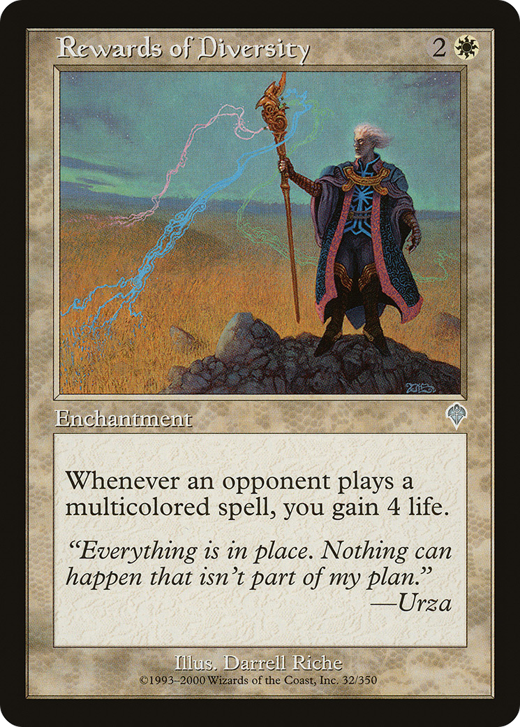 Rewards of Diversity (INV-032) - Invasion Foil - Premium MTG Single from Wizards of the Coast - Just $0.36! Shop now at Game Crave Tournament Store