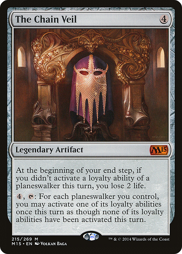 The Chain Veil (M15-215) - Magic 2015 - Premium MTG Single from Wizards of the Coast - Just $0.85! Shop now at Game Crave Tournament Store