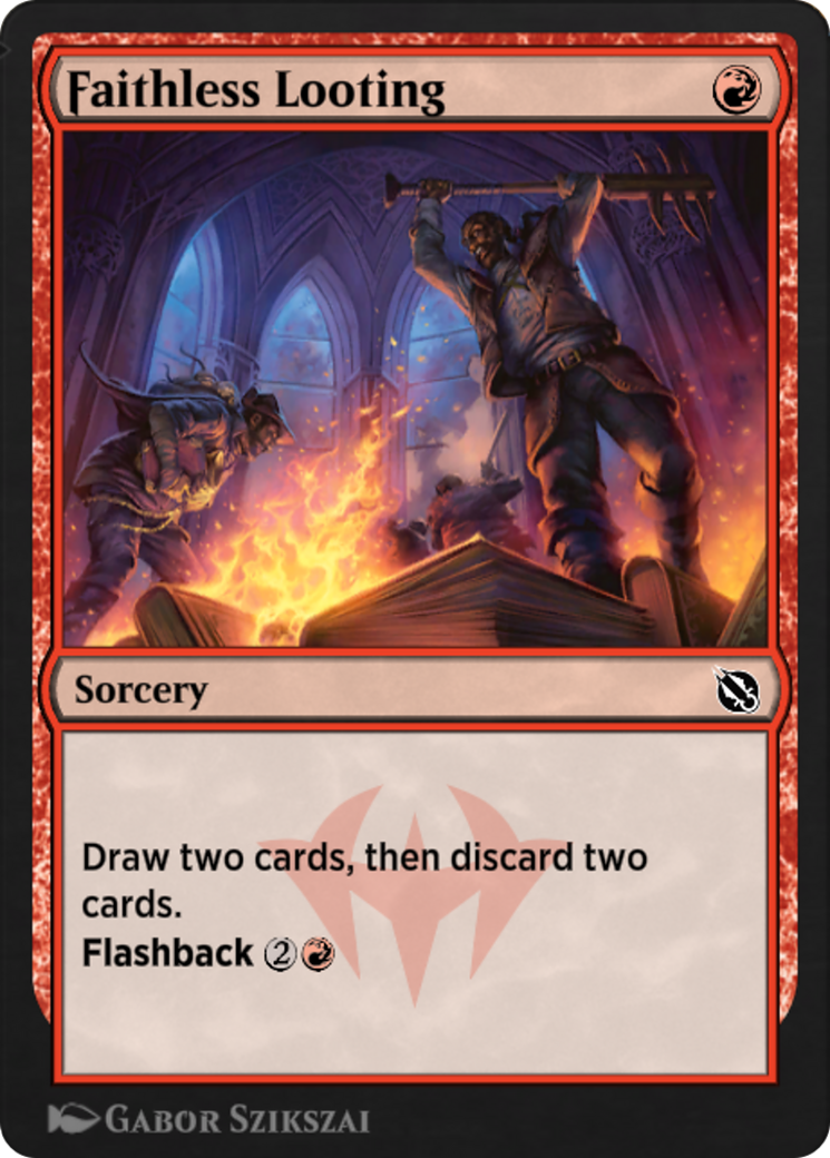 Faithless Looting (SIS-040) - Shadows of the Past - Premium MTG Single from Wizards of the Coast - Just $0! Shop now at Game Crave Tournament Store