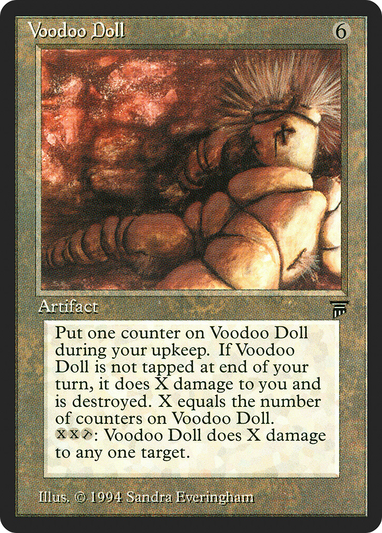 Voodoo Doll (LEG-298) - Legends - Premium MTG Single from Wizards of the Coast - Just $2.41! Shop now at Game Crave Tournament Store