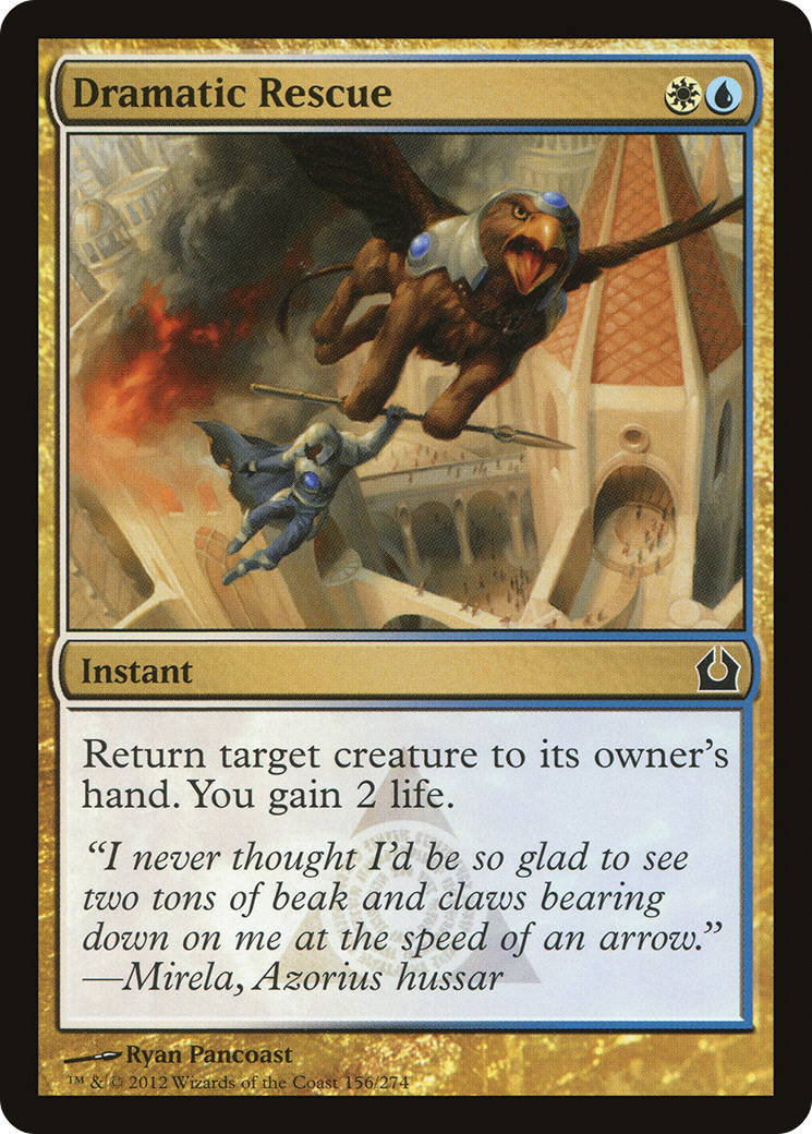 Dramatic Rescue (RTR-156) - Return to Ravnica Foil - Premium MTG Single from Wizards of the Coast - Just $0.08! Shop now at Game Crave Tournament Store