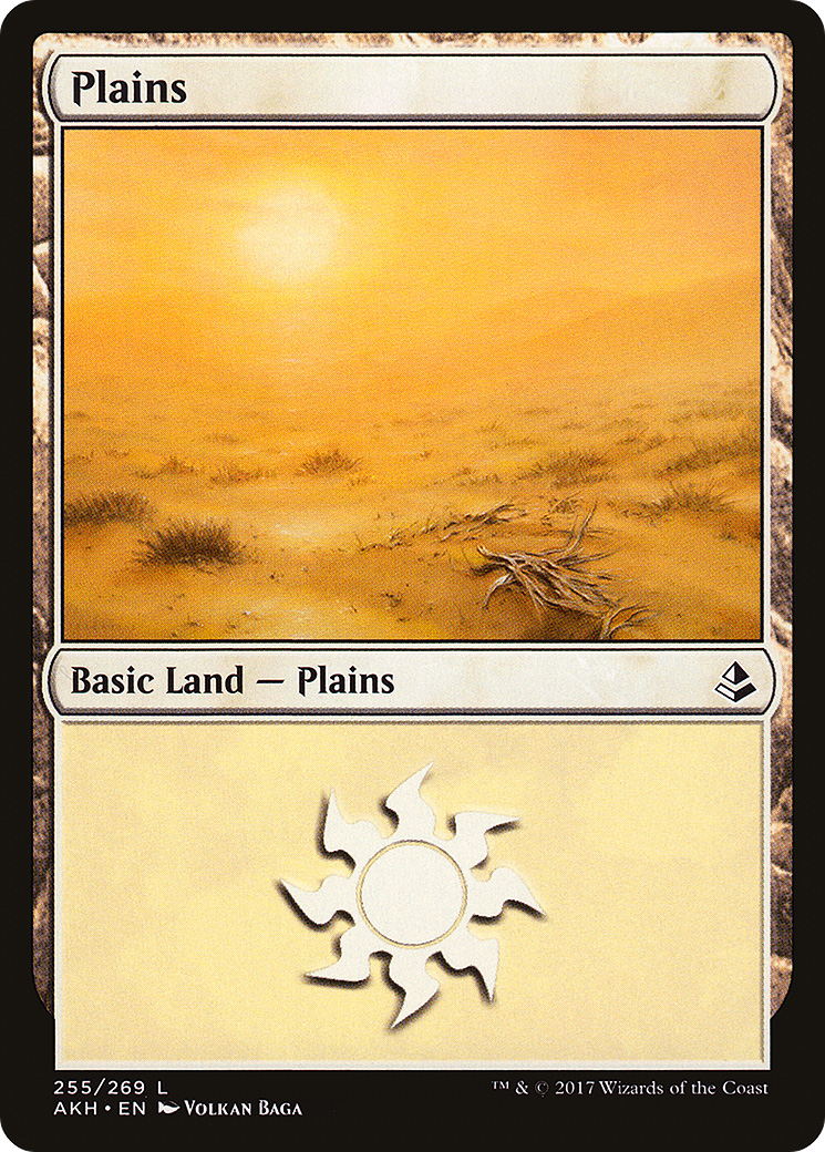 Plains (AKH-255) - Amonkhet - Premium MTG Single from Wizards of the Coast - Just $0.08! Shop now at Game Crave Tournament Store