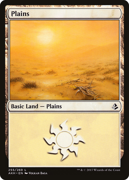 Plains (AKH-255) - Amonkhet - Premium MTG Single from Wizards of the Coast - Just $0.08! Shop now at Game Crave Tournament Store
