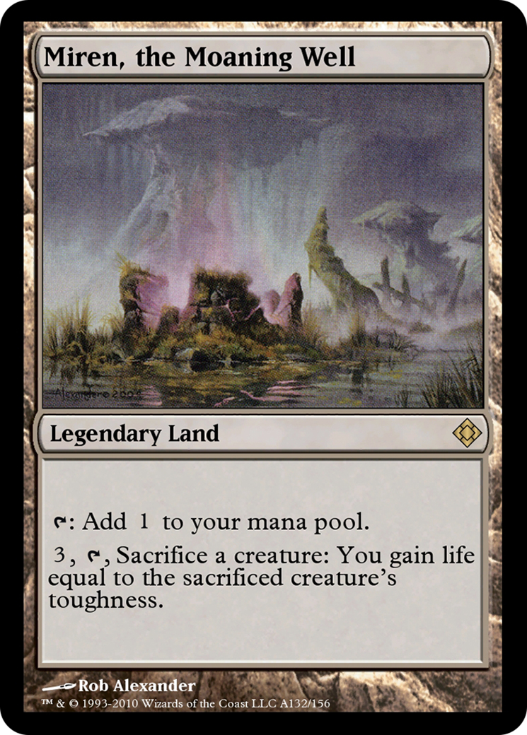 Miren, the Moaning Well (TD0-A132) - Magic Online Theme Decks - Premium MTG Single from Wizards of the Coast - Just $0! Shop now at Game Crave Tournament Store