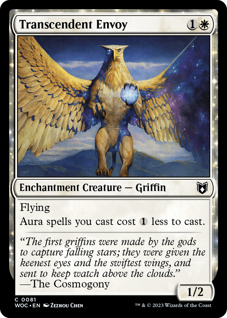 Transcendent Envoy (WOC-081) - Wilds of Eldraine Commander - Premium MTG Single from Wizards of the Coast - Just $0.08! Shop now at Game Crave Tournament Store