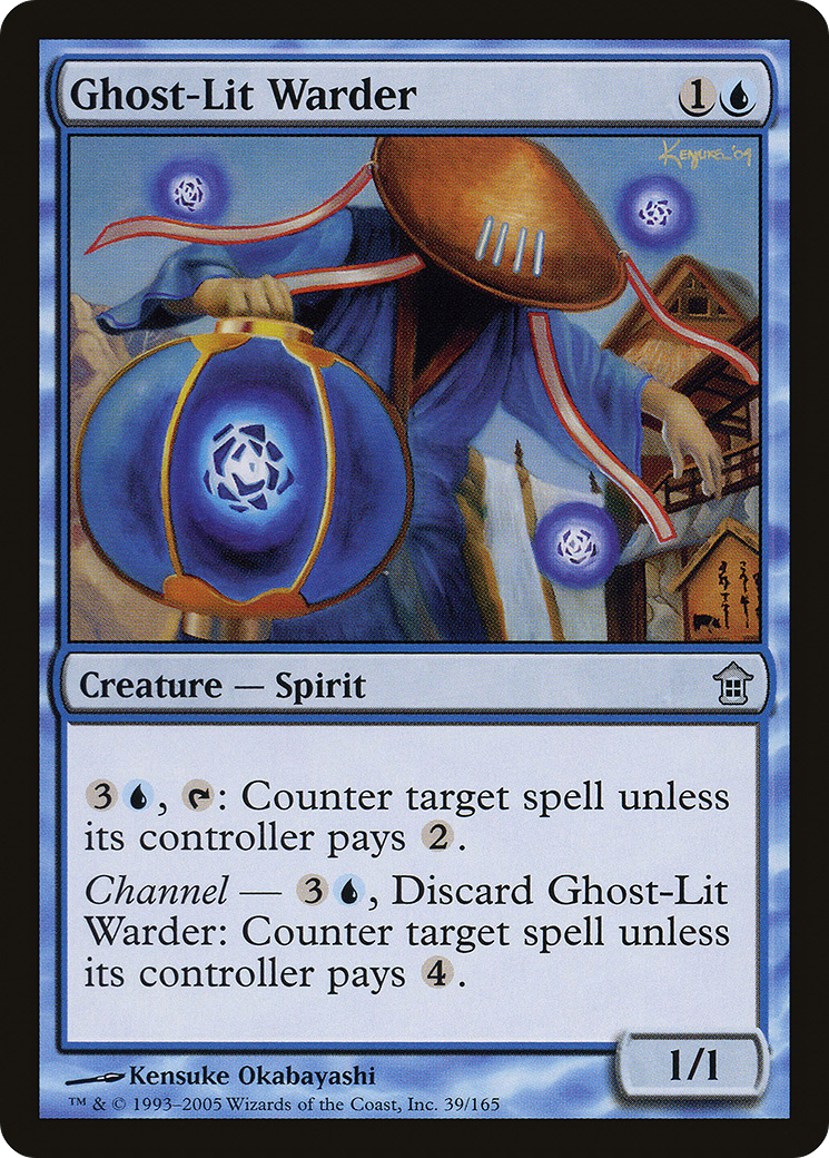 Ghost-Lit Warder (SOK-039) - Saviors of Kamigawa Foil - Premium MTG Single from Wizards of the Coast - Just $0.53! Shop now at Game Crave Tournament Store