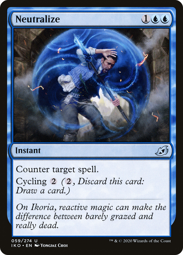 Neutralize (IKO-059) - Ikoria: Lair of Behemoths Foil - Premium MTG Single from Wizards of the Coast - Just $0.25! Shop now at Game Crave Tournament Store