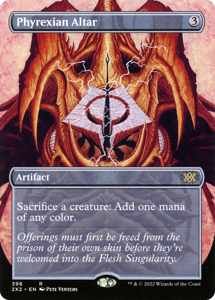 Phyrexian Altar (2X2-396) - Double Masters 2022 (Borderless) Foil - Premium MTG Single from Wizards of the Coast - Just $50.40! Shop now at Game Crave Tournament Store