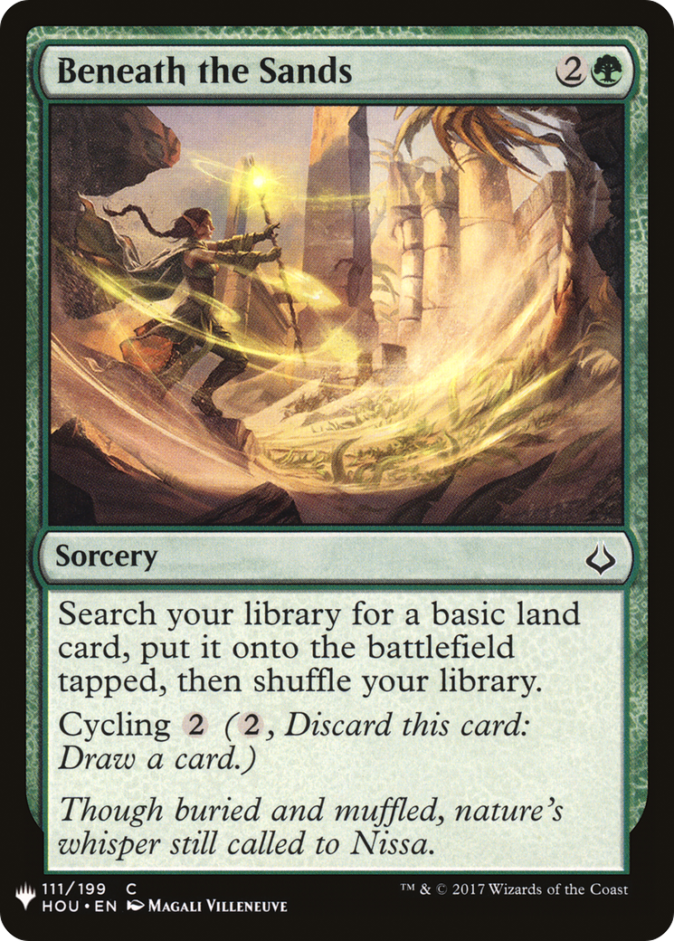 Beneath the Sands (MB1-1136) - Mystery Booster - Premium MTG Single from Wizards of the Coast - Just $0.25! Shop now at Game Crave Tournament Store