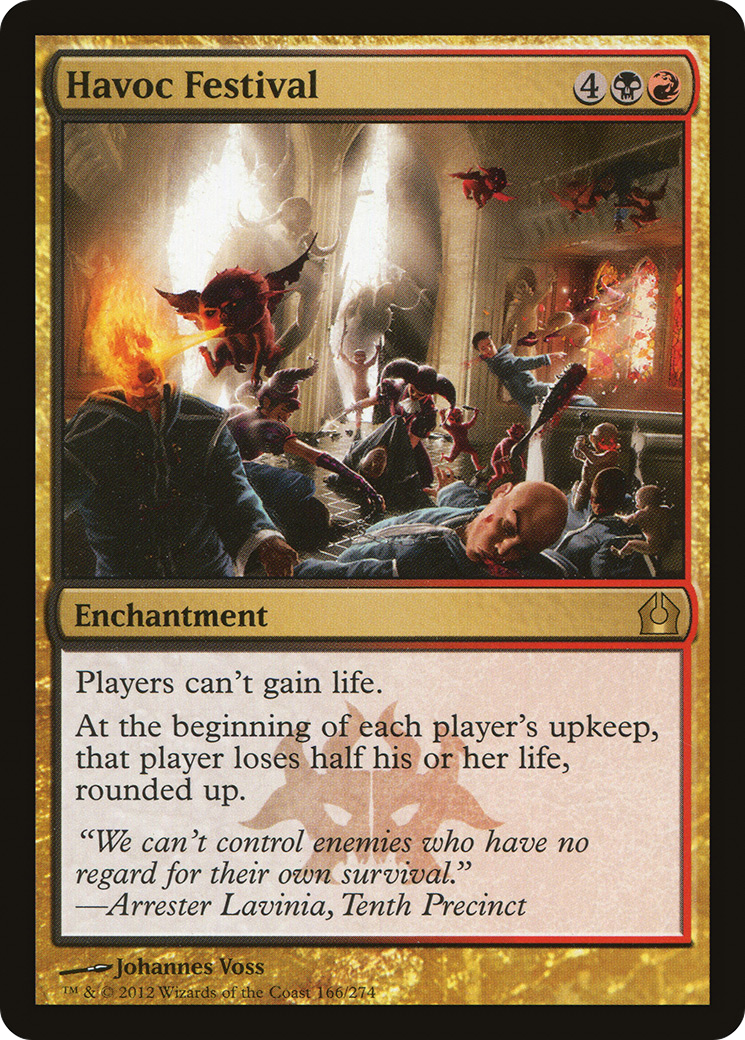 Havoc Festival (RTR-166) - Return to Ravnica - Premium MTG Single from Wizards of the Coast - Just $0.08! Shop now at Game Crave Tournament Store