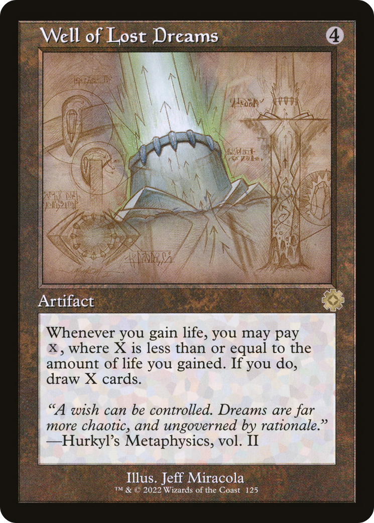 Well of Lost Dreams (BRR-125) - The Brothers' War Retro Artifacts - Premium MTG Single from Wizards of the Coast - Just $0.11! Shop now at Game Crave Tournament Store