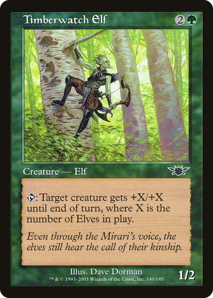Timberwatch Elf (LGN-140) - Legions - Premium MTG Single from Wizards of the Coast - Just $0.50! Shop now at Game Crave Tournament Store