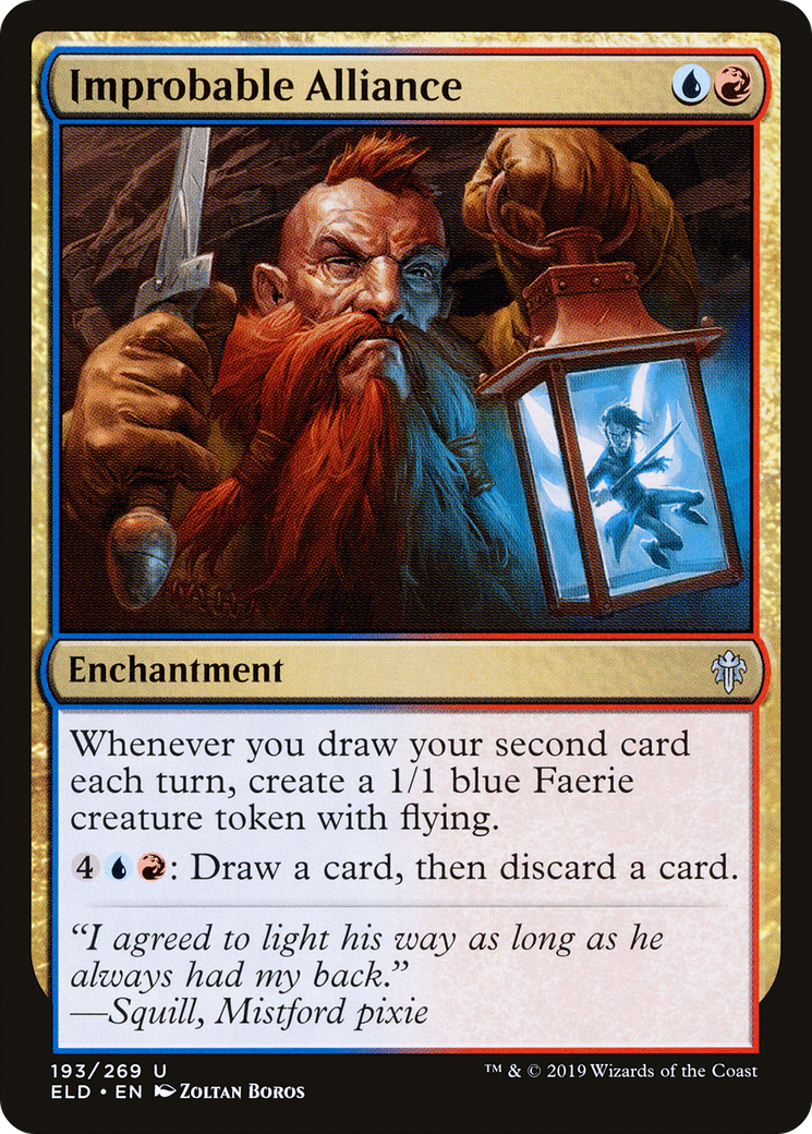 Improbable Alliance (ELD-193) - Throne of Eldraine Foil - Premium MTG Single from Wizards of the Coast - Just $0.08! Shop now at Game Crave Tournament Store