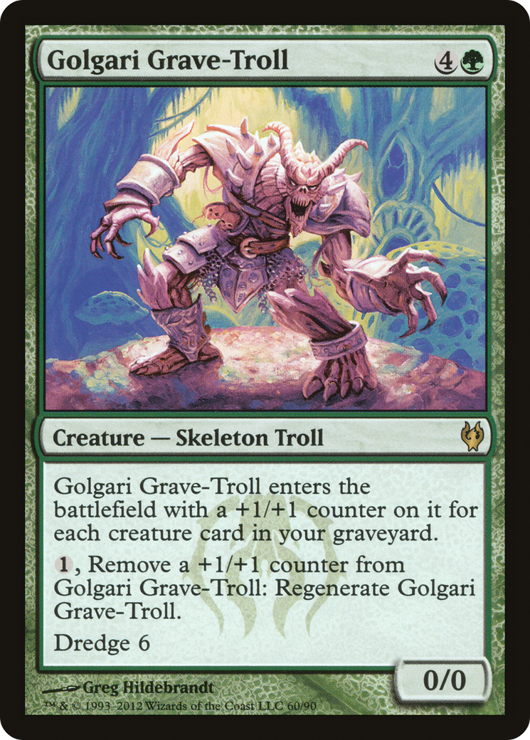Golgari Grave-Troll (DDJ-060) - Duel Decks: Izzet vs. Golgari - Premium MTG Single from Wizards of the Coast - Just $0.31! Shop now at Game Crave Tournament Store