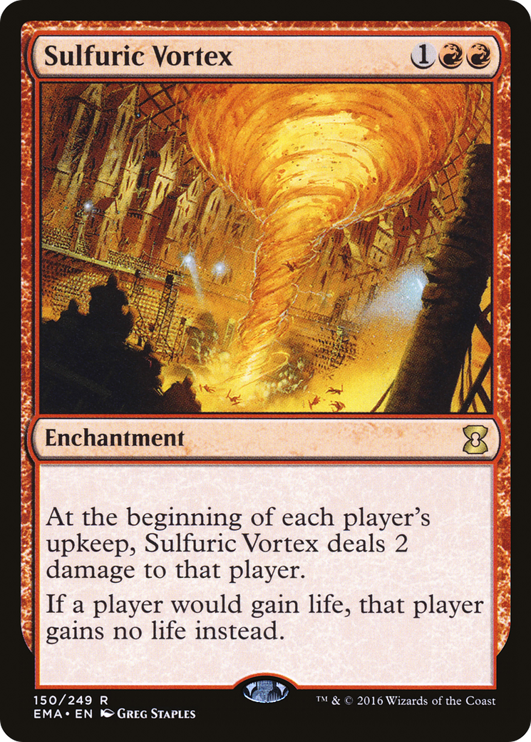 Sulfuric Vortex (EMA-150) - Eternal Masters Foil - Premium MTG Single from Wizards of the Coast - Just $0.46! Shop now at Game Crave Tournament Store