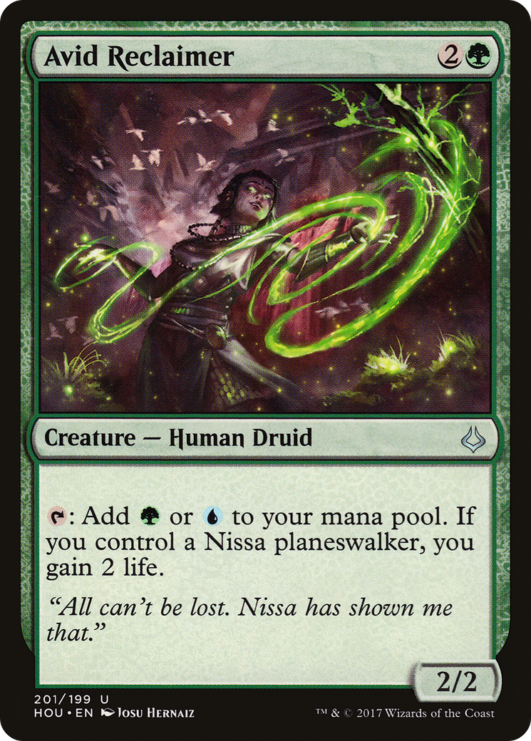 Avid Reclaimer (HOU-201) - Hour of Devastation - Premium MTG Single from Wizards of the Coast - Just $0.08! Shop now at Game Crave Tournament Store
