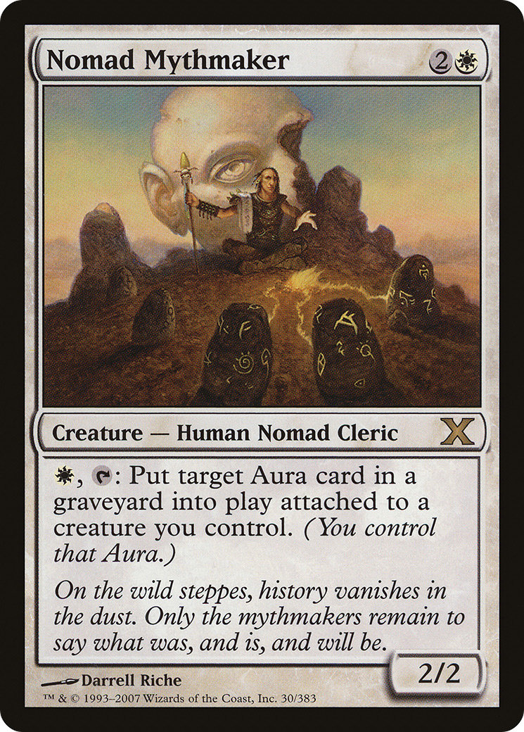 Nomad Mythmaker (10E-030) - Tenth Edition - Premium MTG Single from Wizards of the Coast - Just $1.07! Shop now at Game Crave Tournament Store