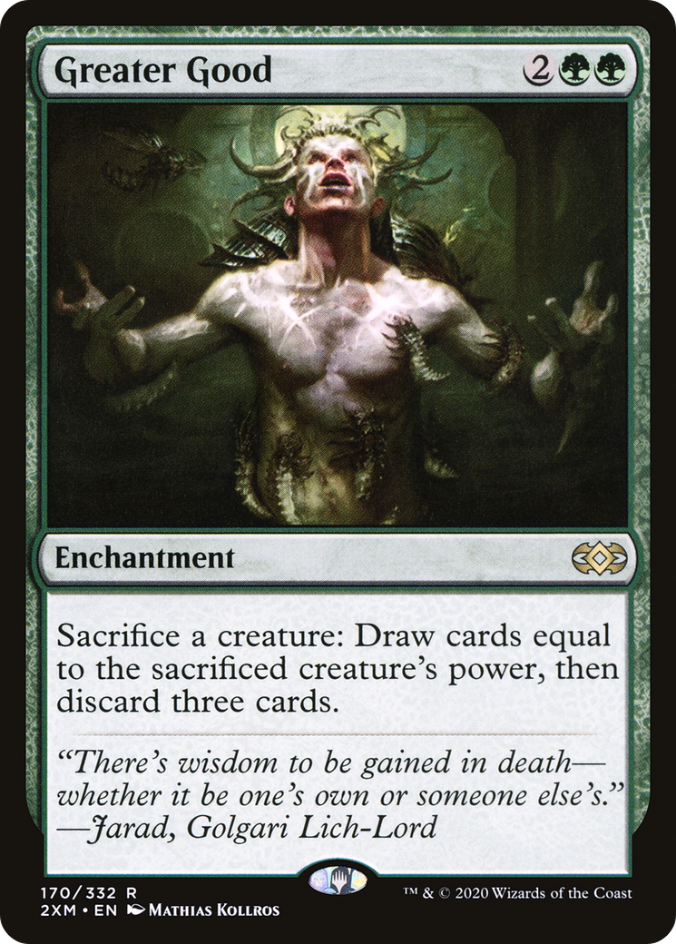 Greater Good (2XM-170) - Double Masters - Premium MTG Single from Wizards of the Coast - Just $0.79! Shop now at Game Crave Tournament Store