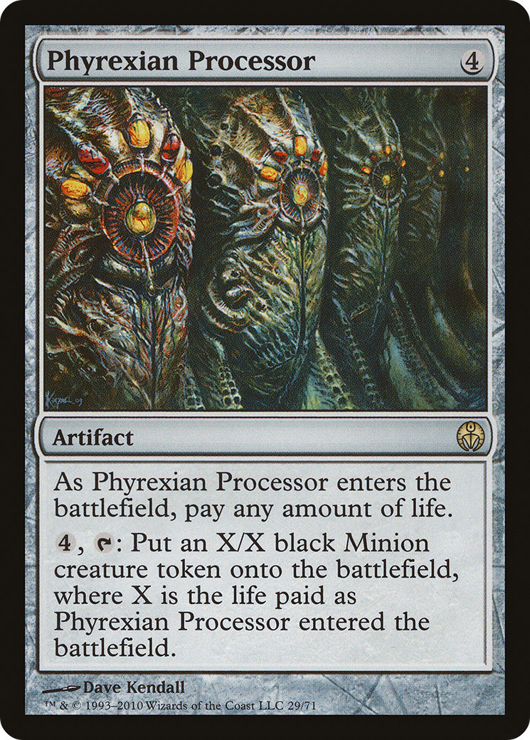 Phyrexian Processor (DDE-029) - Duel Decks: Phyrexia vs. the Coalition - Premium MTG Single from Wizards of the Coast - Just $0.14! Shop now at Game Crave Tournament Store