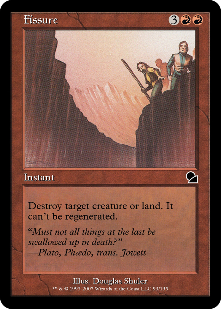 Fissure (ME1-093) - Masters Edition Foil - Premium MTG Single from Wizards of the Coast - Just $0! Shop now at Game Crave Tournament Store