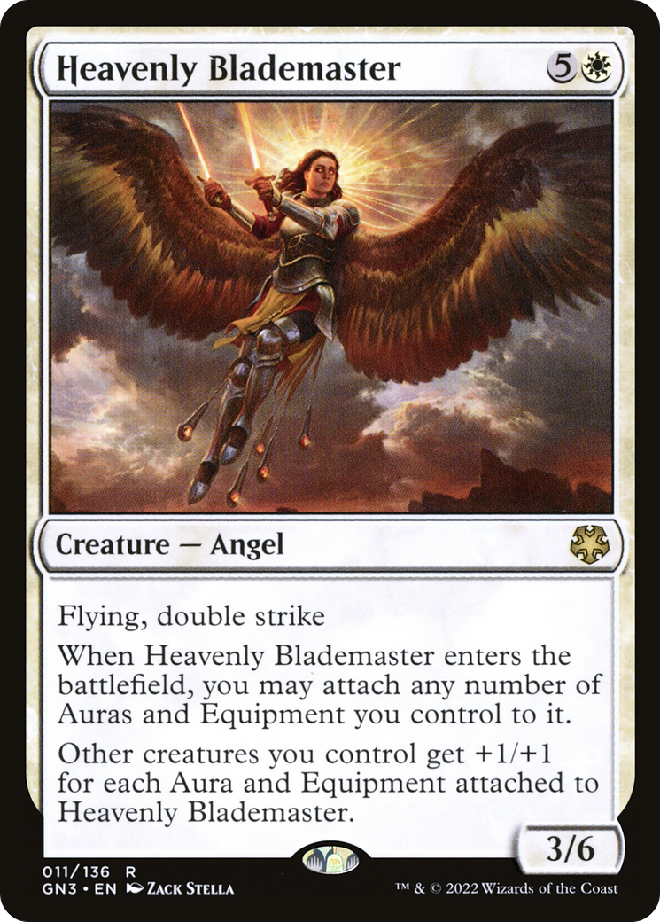 Heavenly Blademaster (GN3-011) - Game Night: Free-for-All - Premium MTG Single from Wizards of the Coast - Just $0.08! Shop now at Game Crave Tournament Store