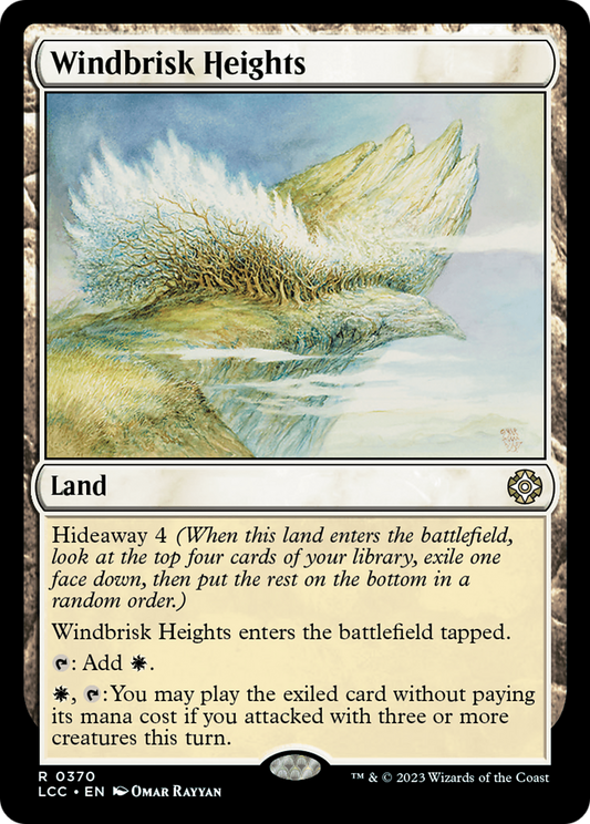 Windbrisk Heights (LCC-370) - The Lost Caverns of Ixalan Commander - Premium MTG Single from Wizards of the Coast - Just $0.08! Shop now at Game Crave Tournament Store