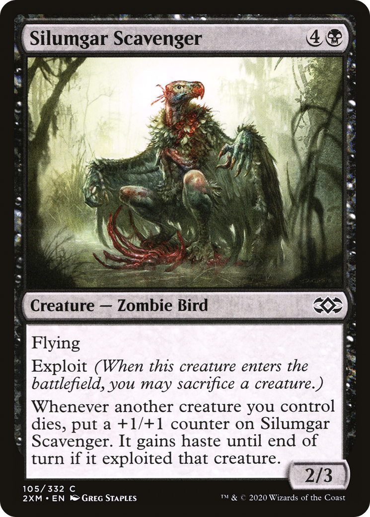 Silumgar Scavenger (2XM-105) - Double Masters Foil - Premium MTG Single from Wizards of the Coast - Just $0.08! Shop now at Game Crave Tournament Store