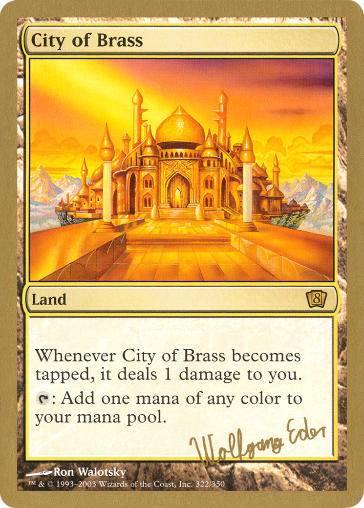 City of Brass (WC03-WE322) - World Championship Decks 2003 - Premium MTG Single from Wizards of the Coast - Just $3.85! Shop now at Game Crave Tournament Store