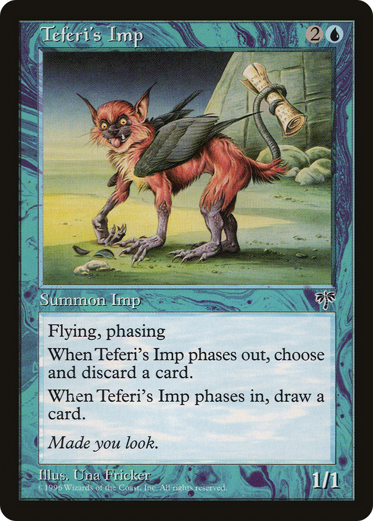Teferi's Imp (MIR-098) - Mirage - Premium MTG Single from Wizards of the Coast - Just $0.78! Shop now at Game Crave Tournament Store