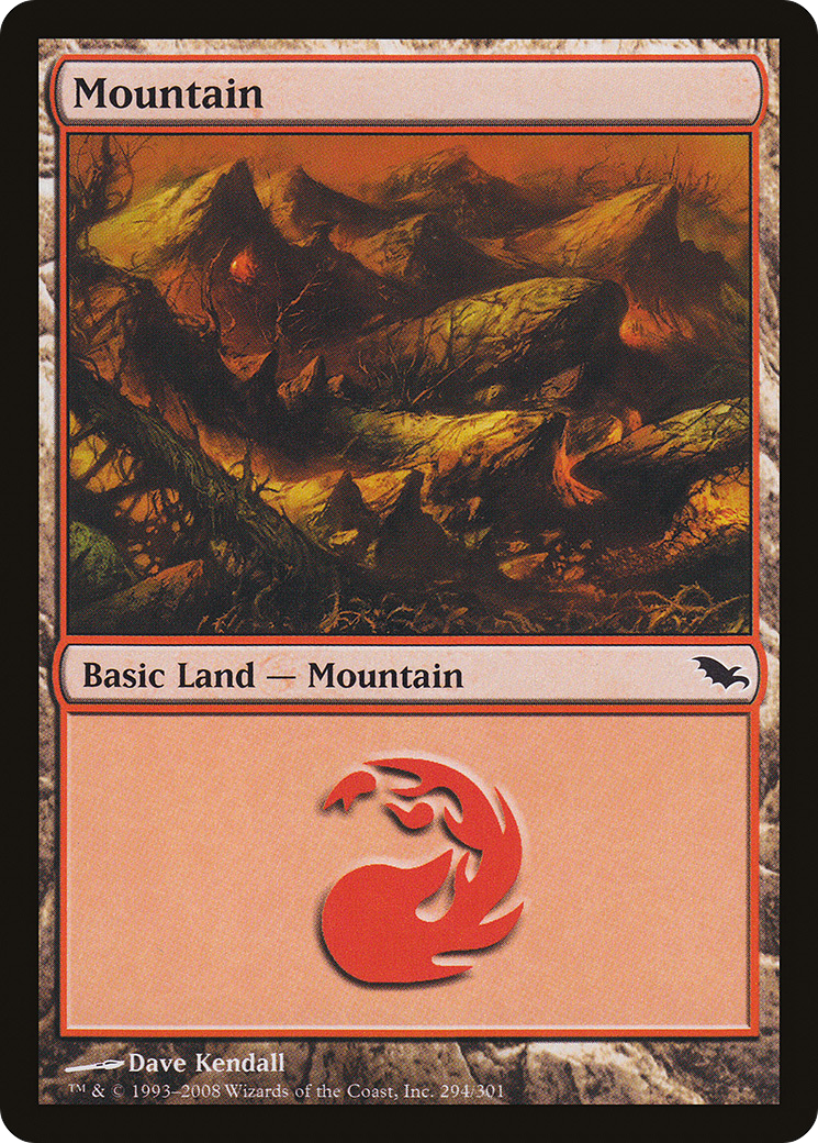 Mountain (SHM-294) - Shadowmoor - Premium MTG Single from Wizards of the Coast - Just $0.26! Shop now at Game Crave Tournament Store