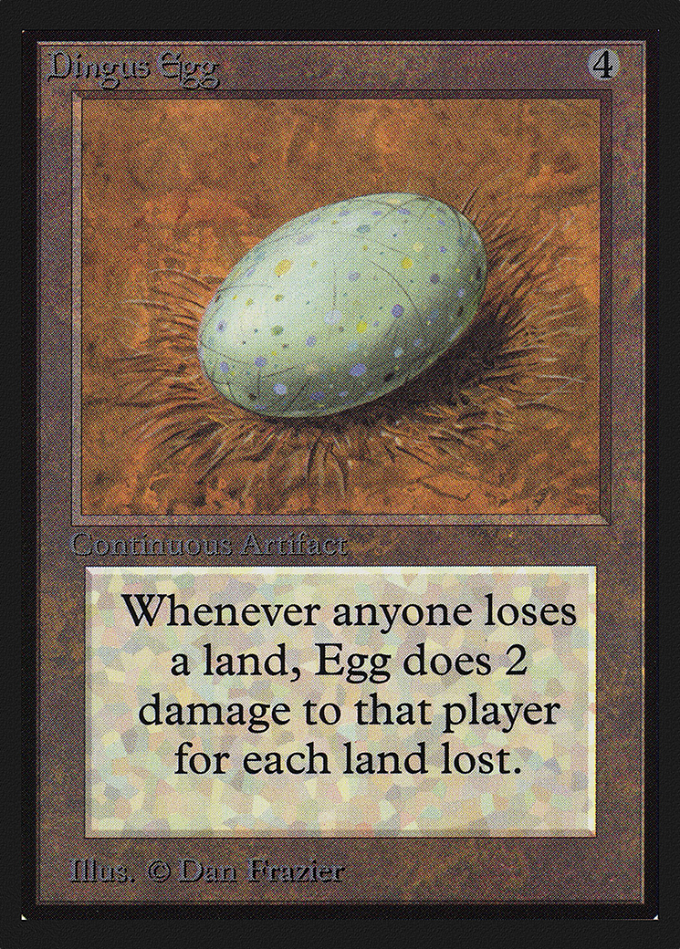 Dingus Egg (CEI-242) - Intl. Collectors' Edition - Premium MTG Single from Wizards of the Coast - Just $3.13! Shop now at Game Crave Tournament Store
