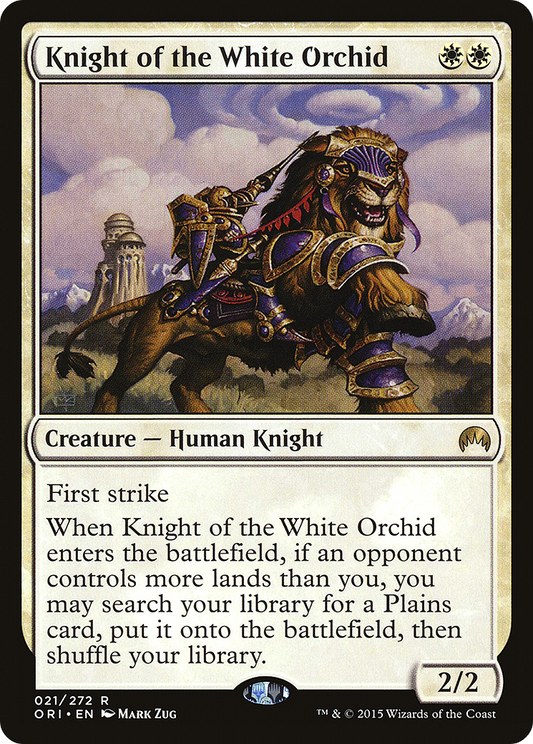 Knight of the White Orchid (ORI-021) - Magic Origins - Premium MTG Single from Wizards of the Coast - Just $0.86! Shop now at Game Crave Tournament Store