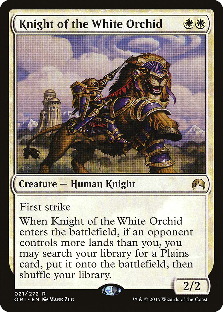 Knight of the White Orchid (ORI-021) - Magic Origins Foil - Premium MTG Single from Wizards of the Coast - Just $8.12! Shop now at Game Crave Tournament Store