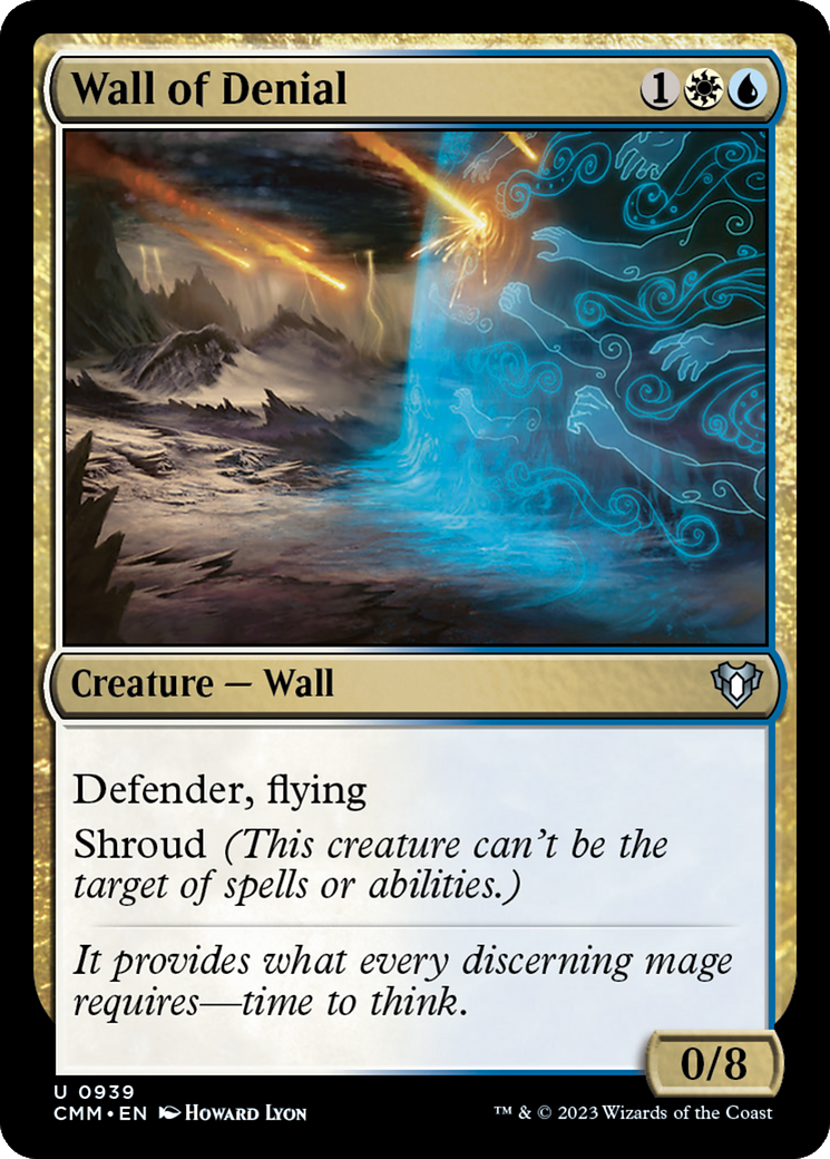 Wall of Denial (CMM-939) - Commander Masters - Premium MTG Single from Wizards of the Coast - Just $0.08! Shop now at Game Crave Tournament Store
