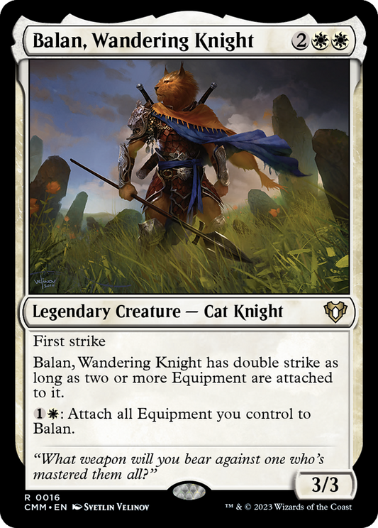 Balan, Wandering Knight (CMM-016) - Commander Masters - Premium MTG Single from Wizards of the Coast - Just $0.08! Shop now at Game Crave Tournament Store