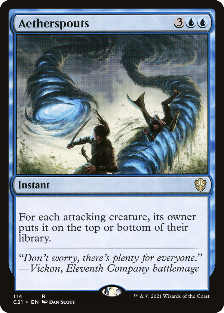 Aetherspouts (C21-114) - Commander 2021 - Premium MTG Single from Wizards of the Coast - Just $0.13! Shop now at Game Crave Tournament Store