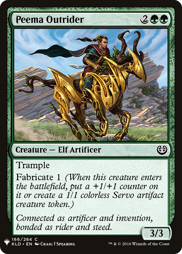 Peema Outrider (MB1-1289) - Mystery Booster - Premium MTG Single from Wizards of the Coast - Just $0.08! Shop now at Game Crave Tournament Store