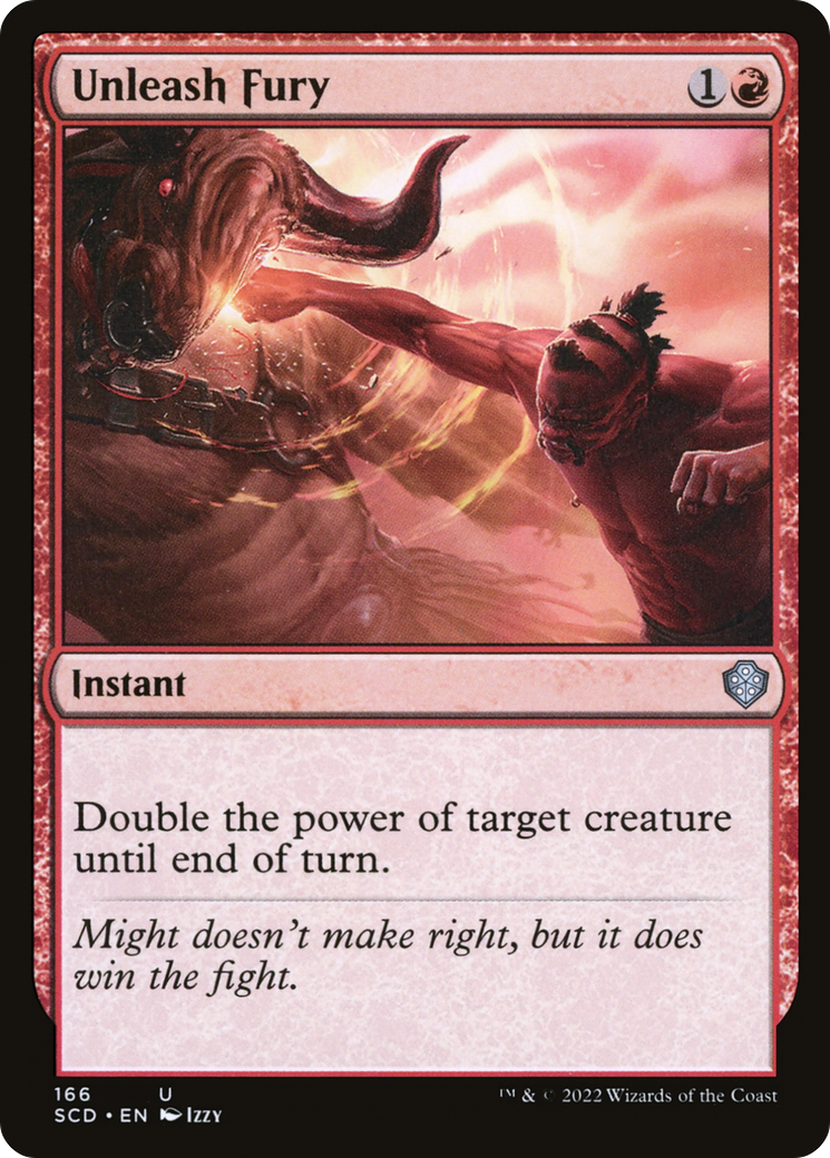 Unleash Fury (SCD-166) - Starter Commander Decks - Premium MTG Single from Wizards of the Coast - Just $0.10! Shop now at Game Crave Tournament Store