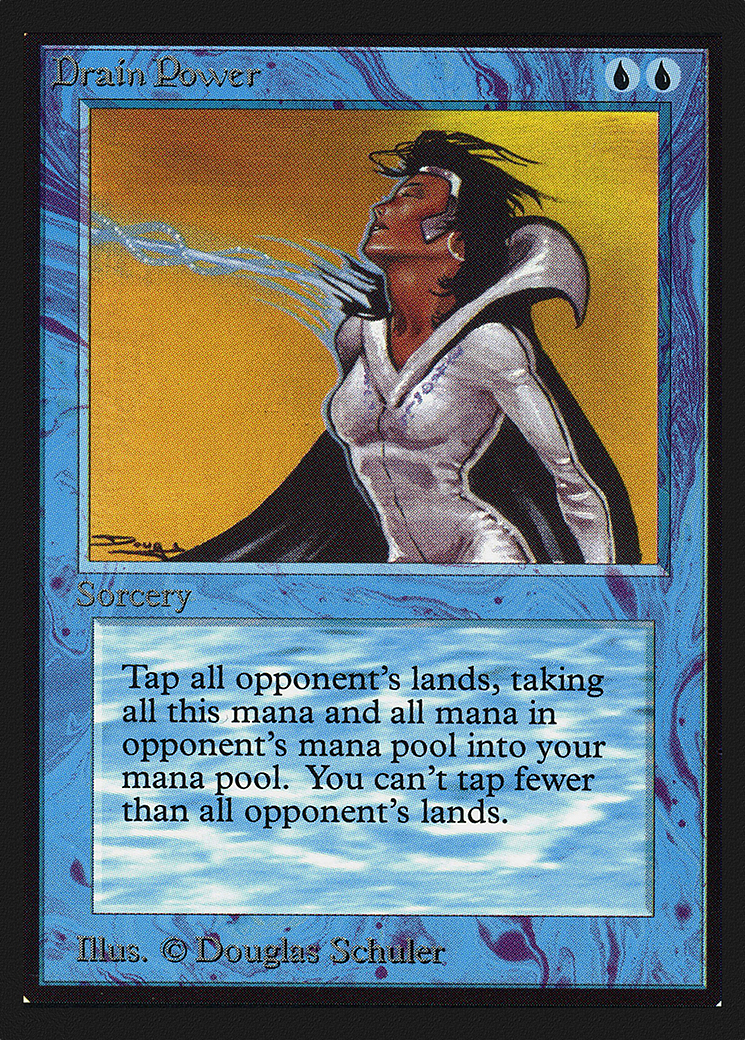 Drain Power (CED-057) - Collectors' Edition - Premium MTG Single from Wizards of the Coast - Just $0.63! Shop now at Game Crave Tournament Store