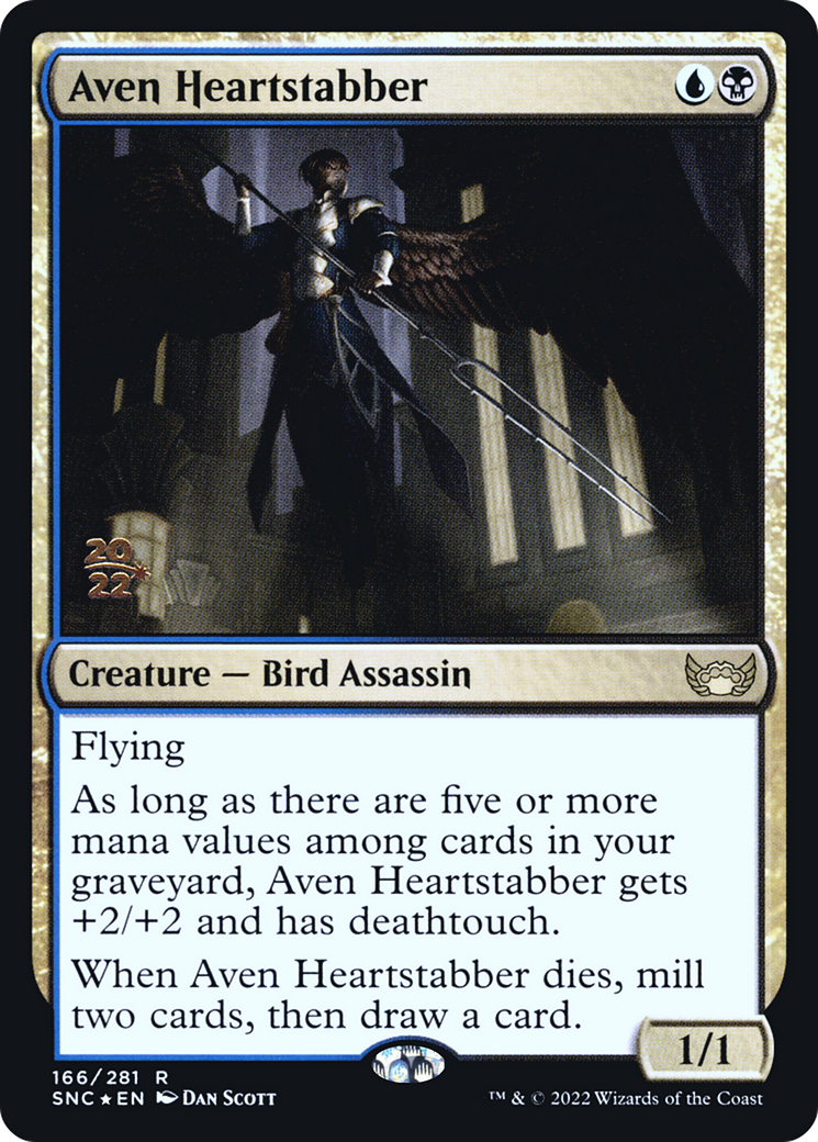 Aven Heartstabber (PSNC-166S) - Streets of New Capenna Promos Foil - Premium MTG Single from Wizards of the Coast - Just $0.08! Shop now at Game Crave Tournament Store