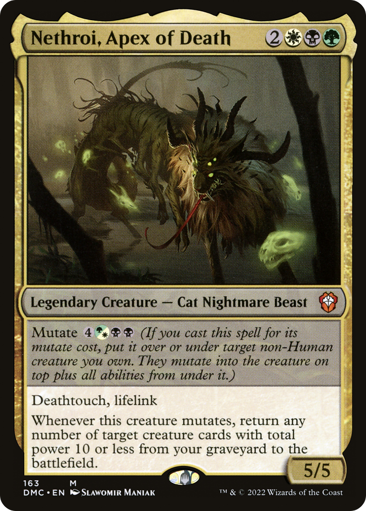 Nethroi, Apex of Death (DMC-163) - Dominaria United Commander - Premium MTG Single from Wizards of the Coast - Just $0.99! Shop now at Game Crave Tournament Store