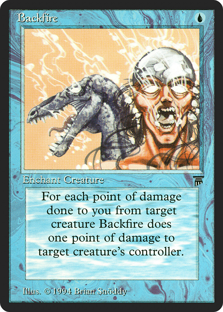 Backfire (LEG-047) - Legends - Premium MTG Single from Wizards of the Coast - Just $1.97! Shop now at Game Crave Tournament Store