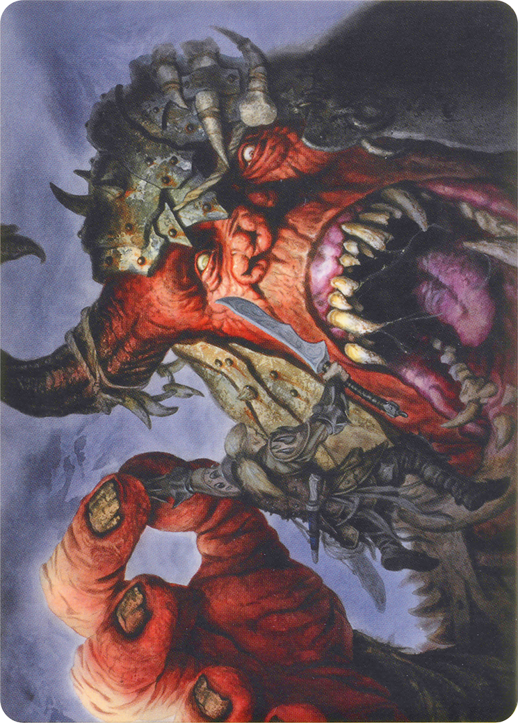 Ravenous Giant // Ravenous Giant (AMH1-037) - Modern Horizons Art Series (Borderless) - Premium MTG Single from Wizards of the Coast - Just $0! Shop now at Game Crave Tournament Store