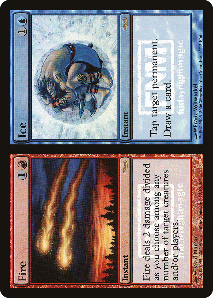 Fire // Ice (F06-12A) - Friday Night Magic 2006 Foil - Premium MTG Single from Wizards of the Coast - Just $4.61! Shop now at Game Crave Tournament Store
