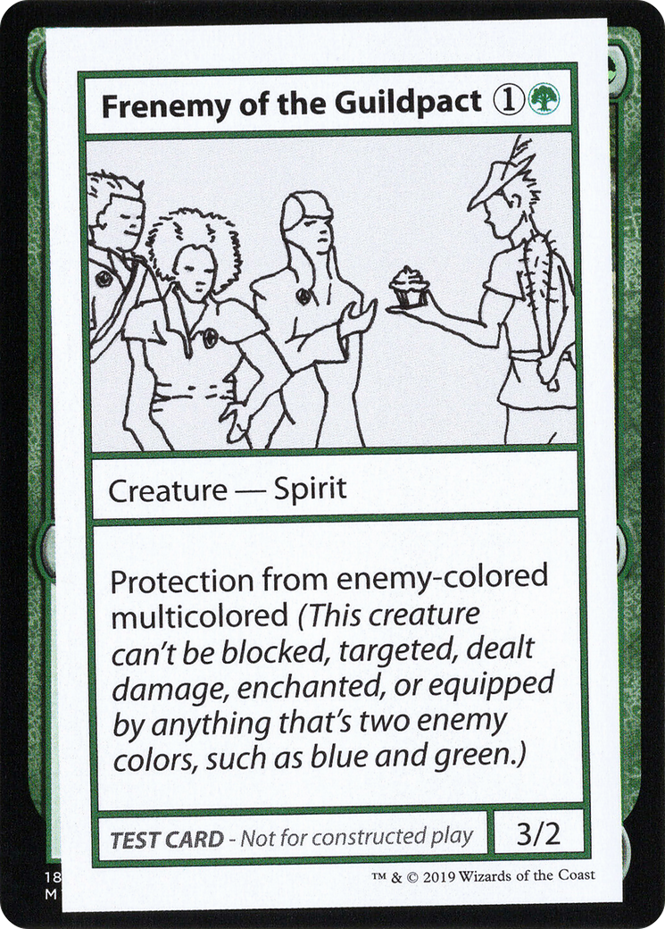 Frenemy of the Guildpact (CMB2-074) - Mystery Booster Playtest Cards 2021 - Premium MTG Single from Wizards of the Coast - Just $0.08! Shop now at Game Crave Tournament Store
