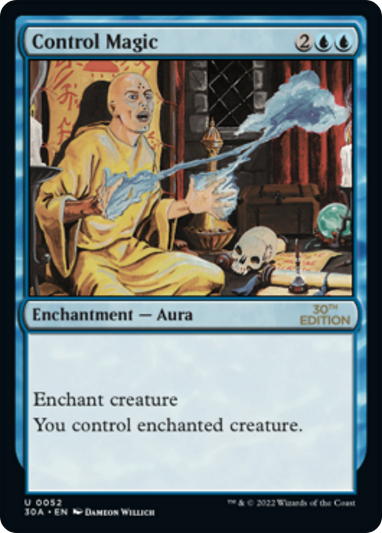 Control Magic (30A-052) - 30th Anniversary Edition - Premium MTG Single from Wizards of the Coast - Just $5.93! Shop now at Game Crave Tournament Store